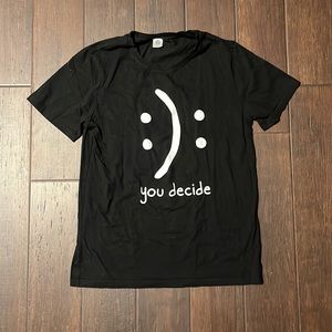 Black graphic t-shirt